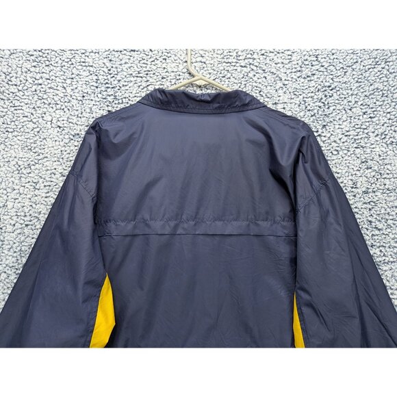 Y2K Aeropostale Windbreaker Jacket Mens L Relaxed Colorblock Track Baggy Blue - Picture 5 of 13